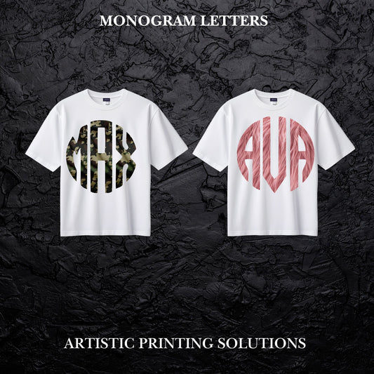 Monogram Letters - Canva Frame