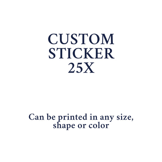 Custom Vinyl sticker 25x