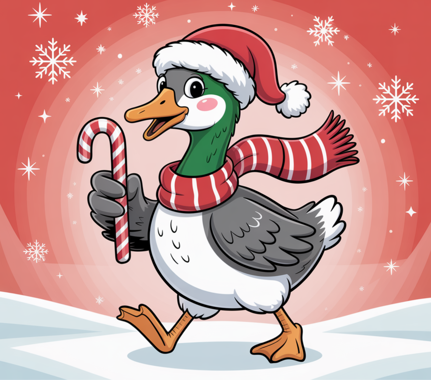 Duck Christmas Tumbler PNG
