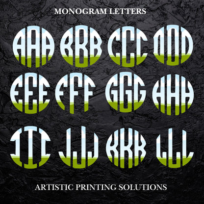 Monogram Letters - Canva Frame