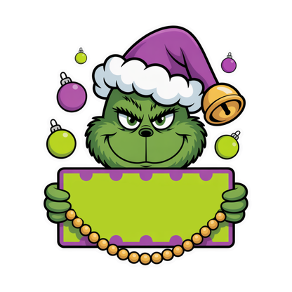 Personalized Grinch Christmas for Kids – Add Any Name