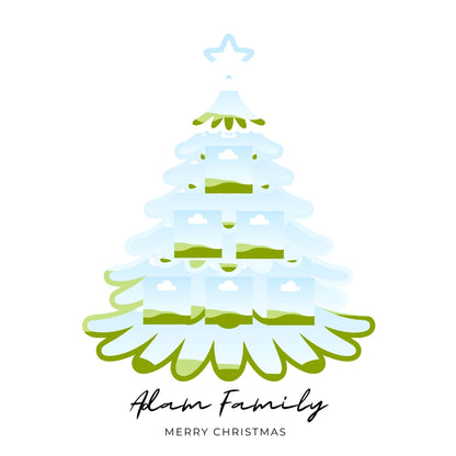 Christmas Tree Collage Bundle - Canva Frame