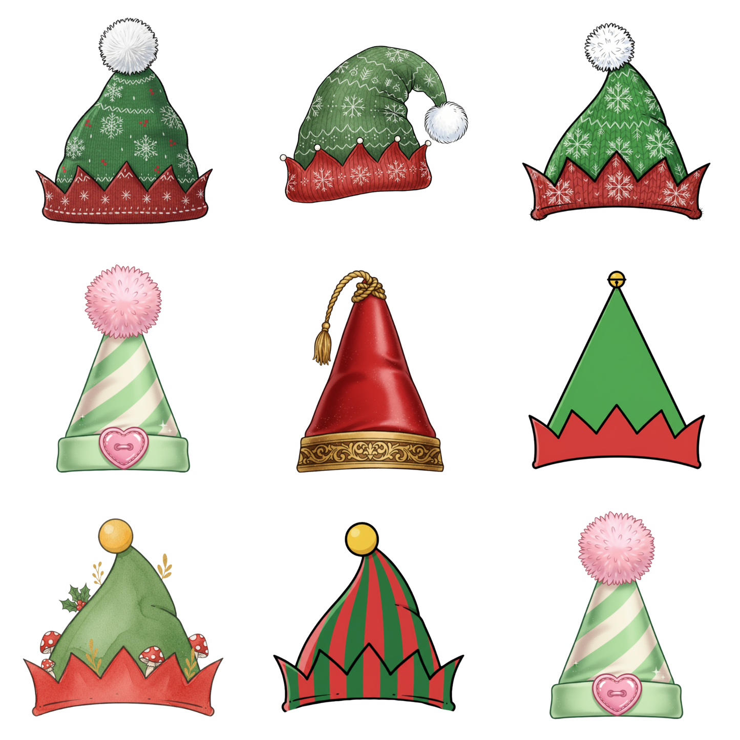 Family Elf Custom Face - Canva Editable Template