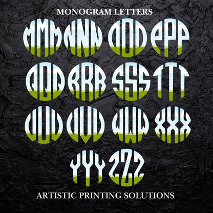 Monogram Letters - Canva Frame