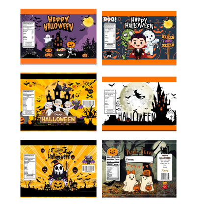 Halloween Chip Bags - Editable Canva Bundle