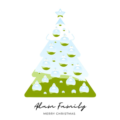 Christmas Tree Collage Bundle - Canva Frame