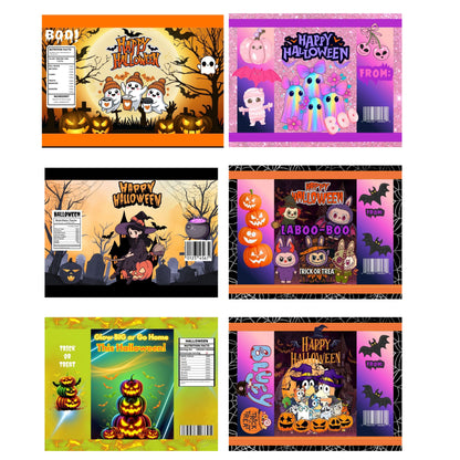 Halloween Chip Bags - Editable Canva Bundle