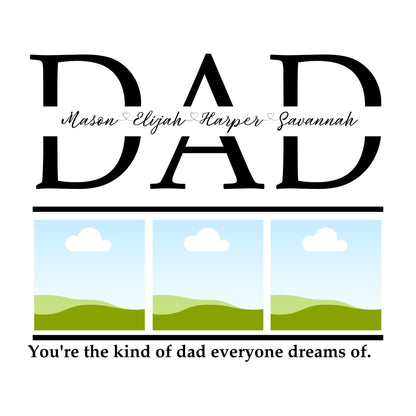 DAD Candle Label - The Perfect Gift