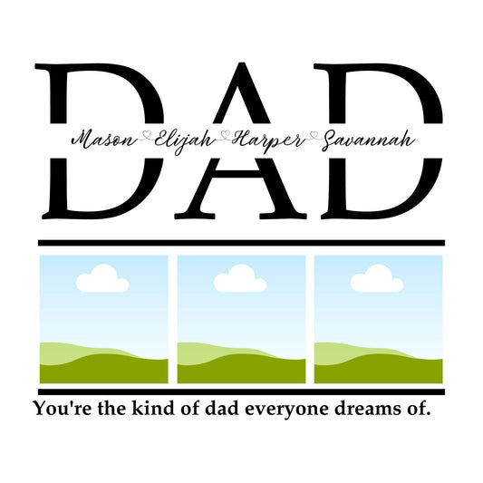 DAD Candle Label - The Perfect Gift