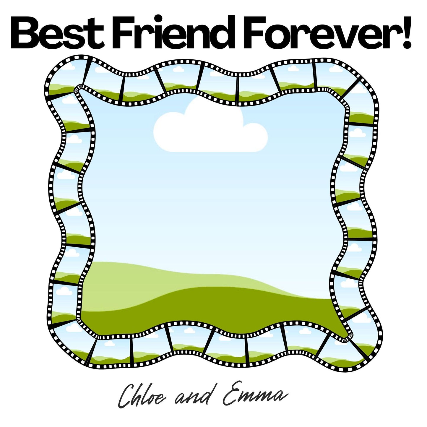 Editable Photo Film - Canva Frame