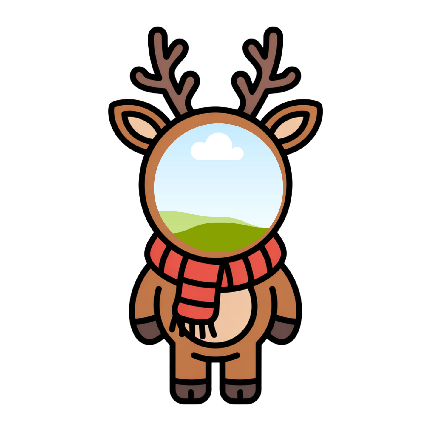 Christmas Kids Craft – Add Your Own Photo for Classroom Decor