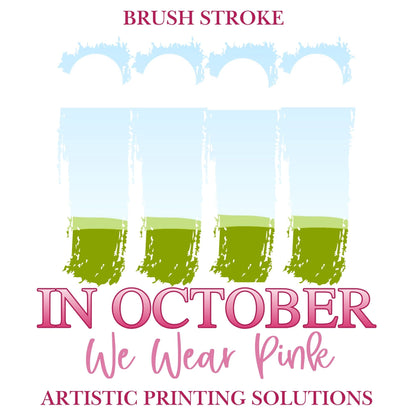 Brush Stroke | Breast Cancer Halloween - Canva Frame