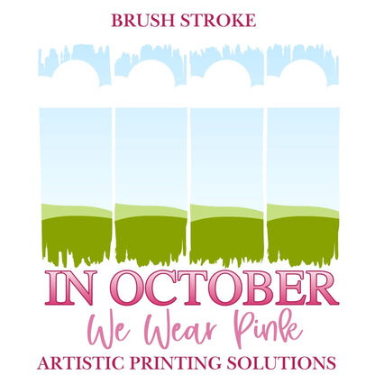 Brush Stroke | Breast Cancer Halloween - Canva Frame