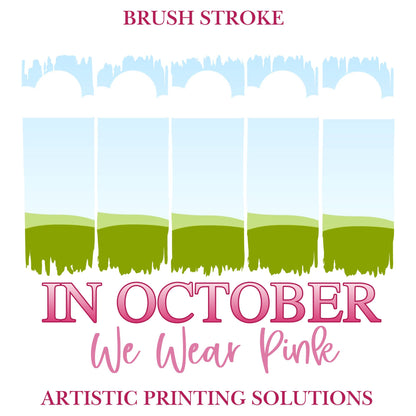 Brush Stroke | Breast Cancer Halloween - Canva Frame