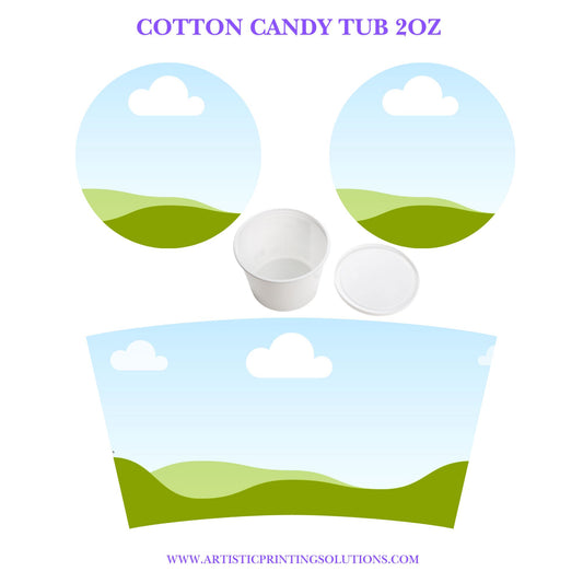 Cotton Candy Tub 2oz - Canva Frame