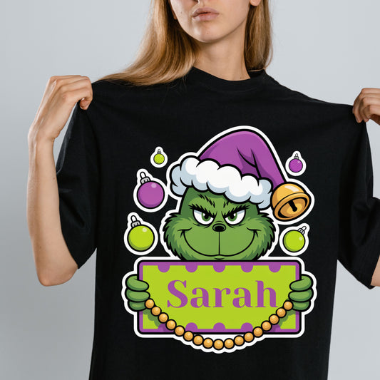 Personalized Grinch Christmas for Kids – Add Any Name