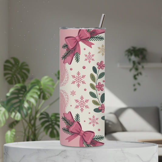 Pink Nutcracker Tumbler Wrap PNG