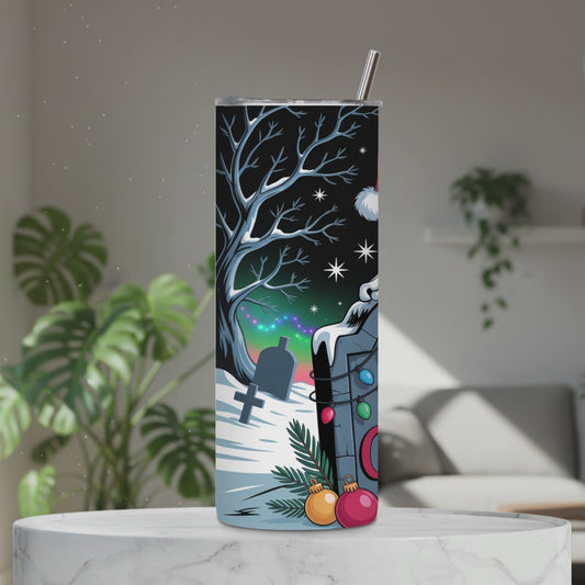 Dead Inside But It’s Christmas Tumbler PNG