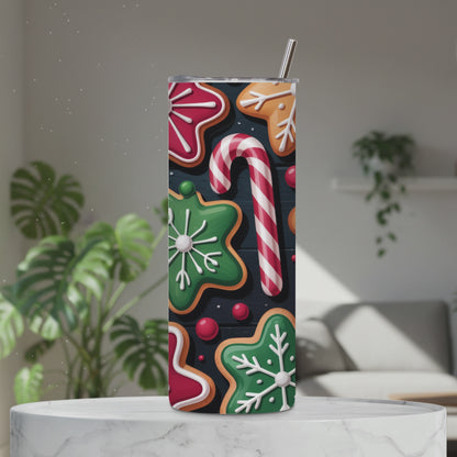 Gingerbread Christmas Cookies Tumbler PNG